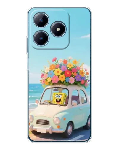 Чехол для Realme C61 с картинкой «Автомобильное путешествие» Чехол для Realme C61 с картинкой «Автомобильное путешествие»
