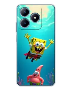 Чехол для Realme C61 с картинкой «Спанч Боб под водой» Чехол для Realme C61 с картинкой «Спанч Боб под водой»