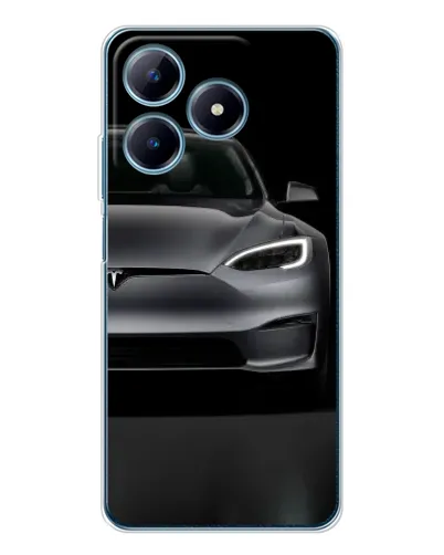 Чехол для Realme C61 с картинкой «Tesla Model S Look» Чехол для Realme C61 с картинкой «Tesla Model S Look»