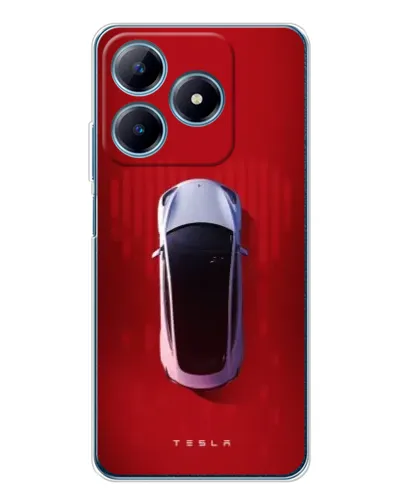 Чехол для Realme C61 с картинкой «Tesla Top View» Чехол для Realme C61 с картинкой «Tesla Top View»