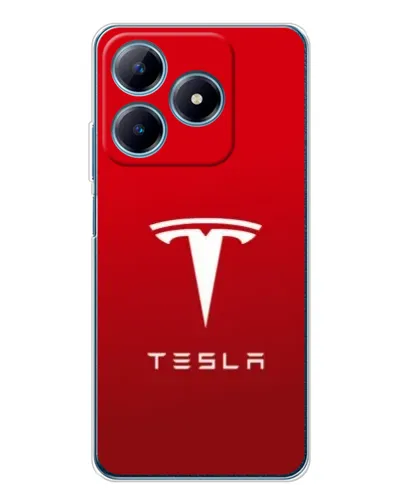 Чехол для Realme C61 с картинкой «Tesla Red Classic» Чехол для Realme C61 с картинкой «Tesla Red Classic»