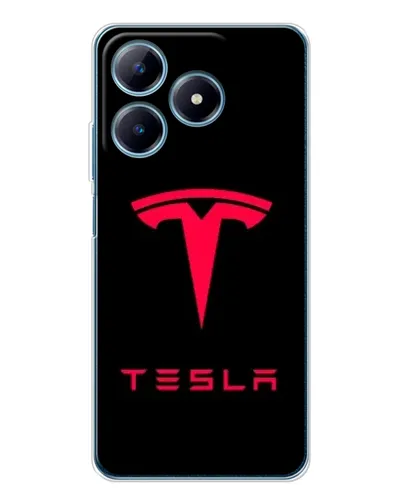 Чехол для Realme C61 с картинкой «Tesla Red Logo» Чехол для Realme C61 с картинкой «Tesla Red Logo»