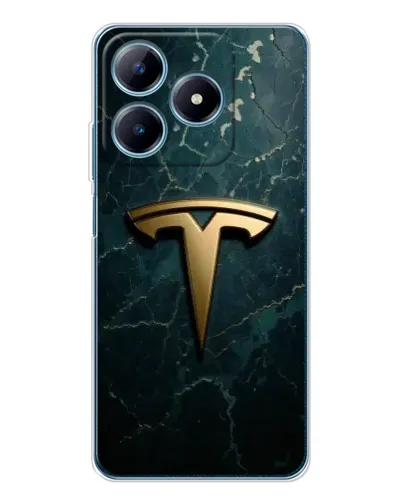 Чехол для Realme C61 с картинкой «Мраморная Tesla Gold» Чехол для Realme C61 с картинкой «Мраморная Tesla Gold»