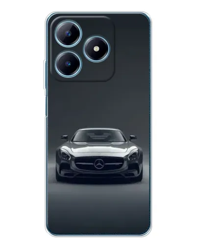 Чехол для Realme C61 с картинкой «Mercedes на черном» Чехол для Realme C61 с картинкой «Mercedes на черном»