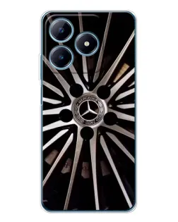 Чехол для Realme C61 с картинкой «Диск Mercedes»