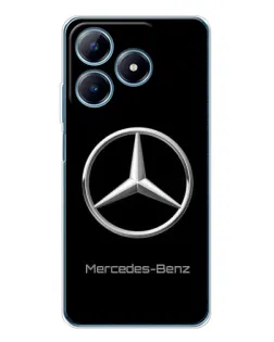 Чехол для Realme C61 с картинкой «Mercedes Silver Logo»