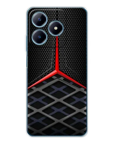 Чехол для Realme C61 с картинкой «Mercedes Carbon Grid» Чехол для Realme C61 с картинкой «Mercedes Carbon Grid»
