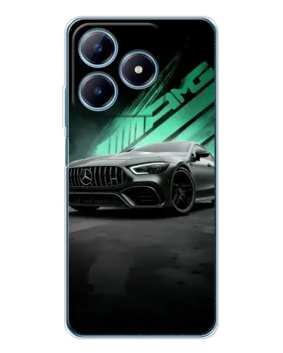 Чехол для Realme C61 с картинкой «Темный Mercedes AMG» Чехол для Realme C61 с картинкой «Темный Mercedes AMG»