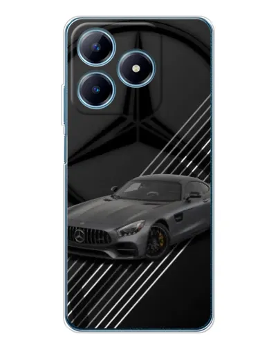 Чехол для Realme C61 с картинкой «Mercedes AMG — графика» Чехол для Realme C61 с картинкой «Mercedes AMG — графика»