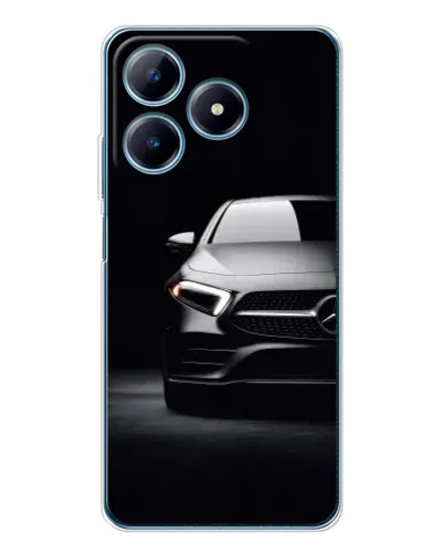 Чехол для Realme C61 с картинкой «Свет фар Mercedes» Чехол для Realme C61 с картинкой «Свет фар Mercedes»