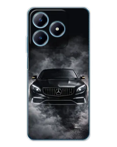 Чехол для Realme C61 с картинкой «Mercedes в дыму» Чехол для Realme C61 с картинкой «Mercedes в дыму»
