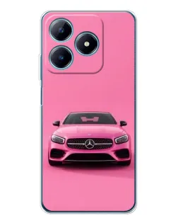 Чехол для Realme C61 с картинкой «Розовый Mercedes AMG» Чехол для Realme C61 с картинкой «Розовый Mercedes AMG»