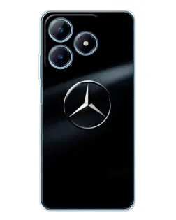 Чехол для Realme C61 с картинкой «Mercedes на металле» Чехол для Realme C61 с картинкой «Mercedes на металле»