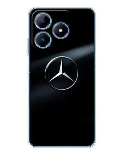 Чехол для Realme C61 с картинкой «Mercedes на металле» Чехол для Realme C61 с картинкой «Mercedes на металле»