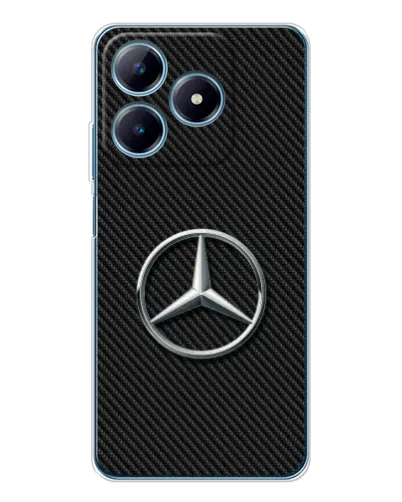 Чехол для Realme C61 с картинкой «Карбоновый Mercedes стиль» Чехол для Realme C61 с картинкой «Карбоновый Mercedes стиль»