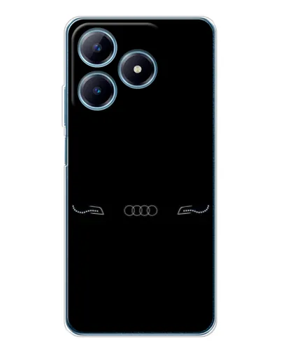 Чехол для Realme C61 с картинкой «Audi — световой подпись» Чехол для Realme C61 с картинкой «Audi — световой подпись»