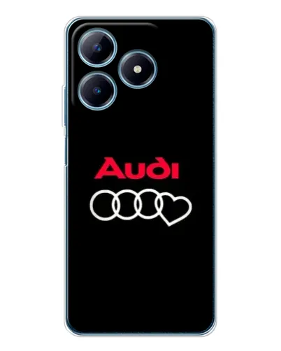 Чехол для Realme C61 с картинкой «Логотип Audi Heart» Чехол для Realme C61 с картинкой «Логотип Audi Heart»