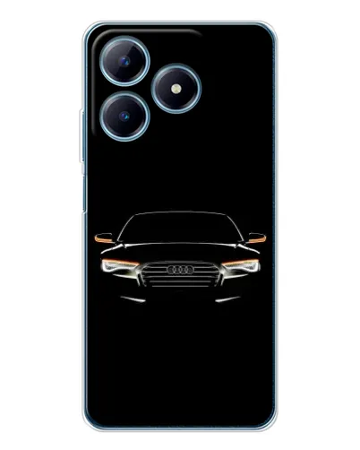Чехол для Realme C61 с картинкой «Audi — ночной контур» Чехол для Realme C61 с картинкой «Audi — ночной контур»