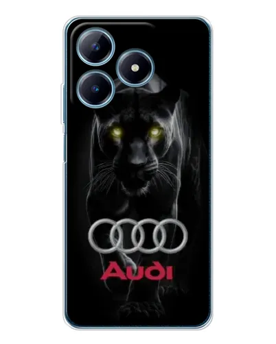 Чехол для Realme C61 с картинкой «Пантера и Audi» Чехол для Realme C61 с картинкой «Пантера и Audi»