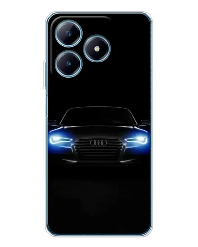 Чехол для Realme C61 с картинкой «Audi в неоне» Чехол для Realme C61 с картинкой «Audi в неоне»