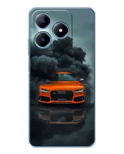 Чехол для Realme C61 с картинкой «Audi в облаках дыма» Чехол для Realme C61 с картинкой «Audi в облаках дыма»