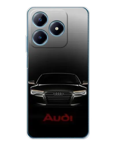 Чехол для Realme C61 с картинкой «Audi — градиентный контур» Чехол для Realme C61 с картинкой «Audi — градиентный контур»