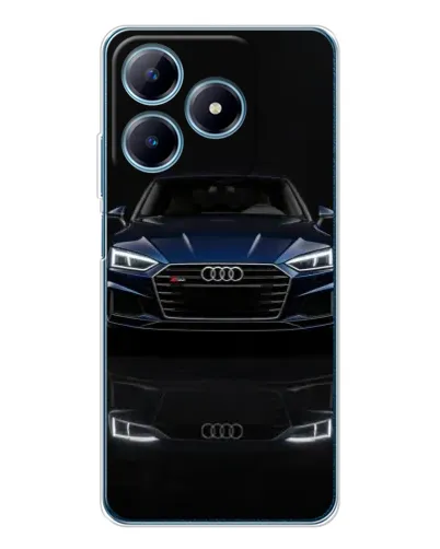 Чехол для Realme C61 с картинкой «Audi — ночное отражение» Чехол для Realme C61 с картинкой «Audi — ночное отражение»