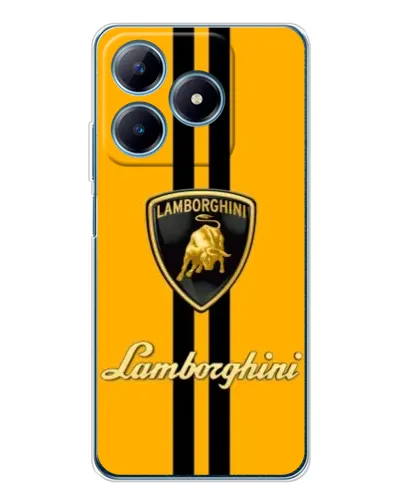 Чехол для Realme C61 с картинкой «Lamborghini Stripe желтый» Чехол для Realme C61 с картинкой «Lamborghini Stripe желтый»