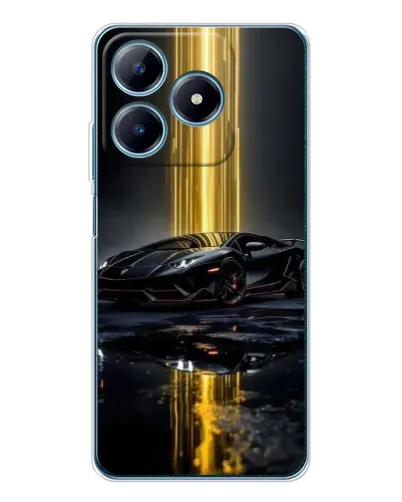 Чехол для Realme C61 с картинкой «Ночной Lamborghini драйв» Чехол для Realme C61 с картинкой «Ночной Lamborghini драйв»