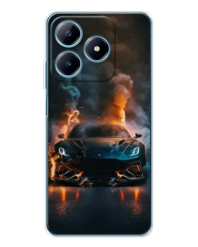 Чехол для Realme C61 с картинкой «Lamborghini дымная эстетика» Чехол для Realme C61 с картинкой «Lamborghini дымная эстетика»