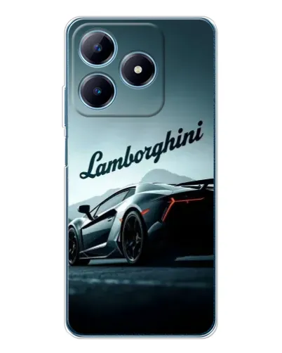 Чехол для Realme C61 с картинкой «Классическая надпись Lamborghini» Чехол для Realme C61 с картинкой «Классическая надпись Lamborghini»