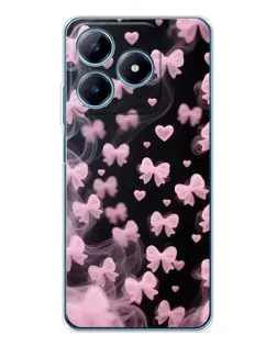 Чехол для Realme C61 с картинкой «Неоновое кружево»