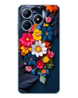 Чехол для Realme C61 с картинкой «Цветочная феерия» Чехол для Realme C61 с картинкой «Цветочная феерия»