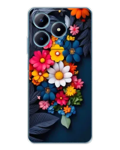 Чехол для Realme C61 с картинкой «Цветочная феерия» Чехол для Realme C61 с картинкой «Цветочная феерия»