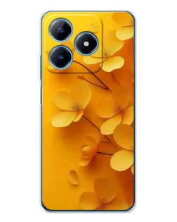 Чехол для Realme C61 с картинкой «Золотые лепестки» Чехол для Realme C61 с картинкой «Золотые лепестки»
