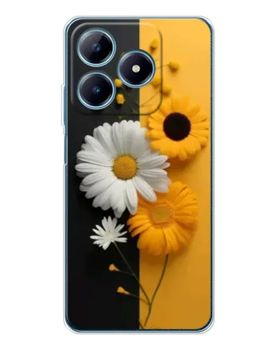 Чехол для Realme C61 с картинкой «Подсолнух и ромашка» Чехол для Realme C61 с картинкой «Подсолнух и ромашка»