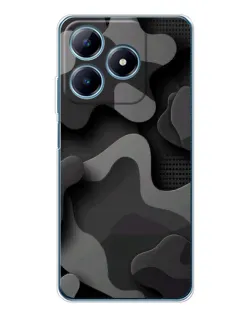 Чохол для Realme C61 з картинкою «Темний абстрактний камуфляж» Чохол для Realme C61 з картинкою «Темний абстрактний камуфляж»