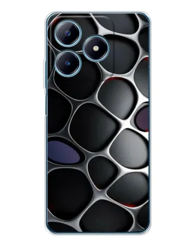 Чохол для Realme C61 з картинкою «Об'ємна темна решітка» Чохол для Realme C61 з картинкою «Об'ємна темна решітка»