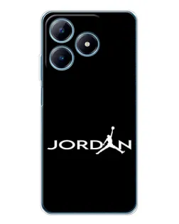 Чехол для Realme C63 4G с картинкой «Jordan White Logo» Чехол для Realme C63 4G с картинкой «Jordan White Logo»