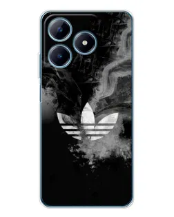 Чохол для Realme C63 4G з картинкою «Абстрактний дим Adidas»