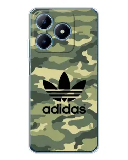 Чохол для Realme C63 4G з картинкою «Мілітарі стиль Adidas»