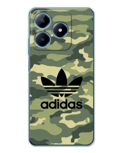 Чехол для Realme C63 4G с картинкой «Милитари стиль Adidas» Чехол для Realme C63 4G с картинкой «Милитари стиль Adidas»
