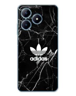 Чохол для Realme C63 4G з картинкою «Білий мармур Adidas»