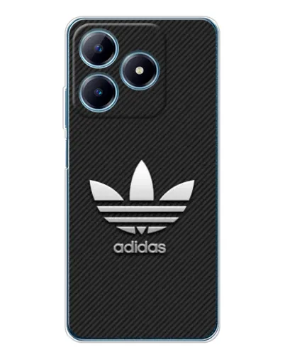 Чехол для Realme C63 4G с картинкой «Adidas Карбоновая текстура» Чехол для Realme C63 4G с картинкой «Adidas Карбоновая текстура»