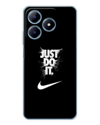 Чехол для Realme C63 4G с картинкой «Текстовый принт Nike» Чехол для Realme C63 4G с картинкой «Текстовый принт Nike»