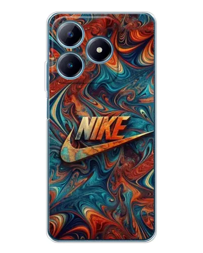 Чехол для Realme C63 4G с картинкой «Nike в абстракции» Чехол для Realme C63 4G с картинкой «Nike в абстракции»