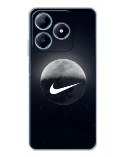 Чехол для Realme C63 4G с картинкой «Nike в стиле граффити»