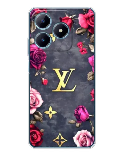 Чехол для Realme C63 4G с картинкой «Цветочный Louis Vuitton» Чехол для Realme C63 4G с картинкой «Цветочный Louis Vuitton»