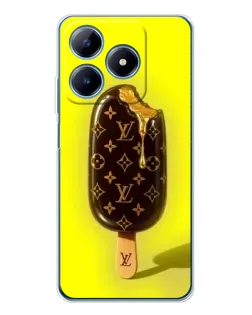 Чехол для Realme C63 4G с картинкой «Мороженое от LV»