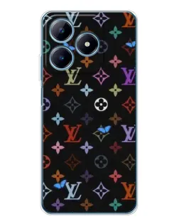 Чехол для Realme C63 4G с картинкой «Цветная монограмма LV»